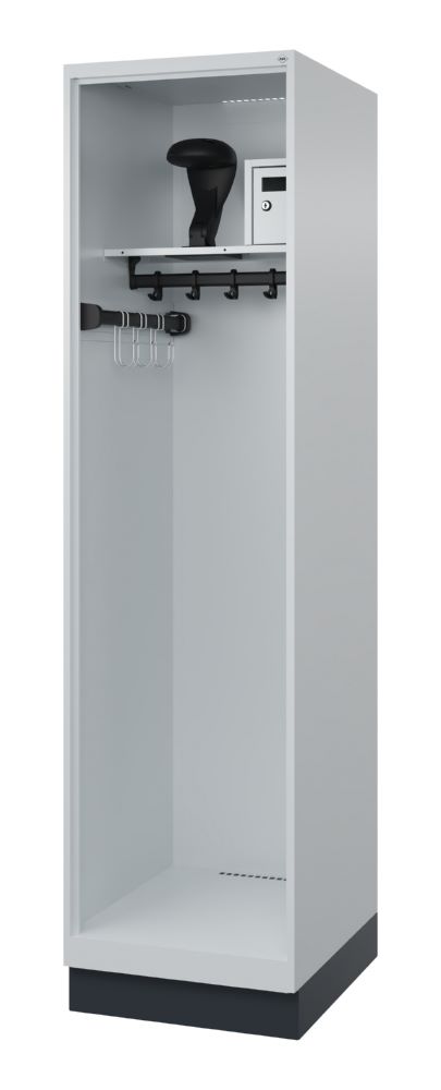 Produktbild C+P Feuerwehrspind Flexo 1 Abteil lichtgrau 500 x 600 x 1850 mm