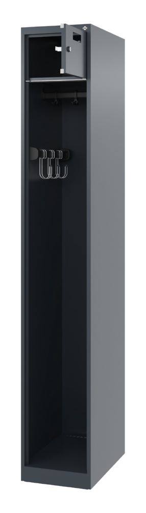 Produktbild C+P Feuerwehrspind Evolo Praktus anthrazit 300 x 500 x 1850 mm bild 2