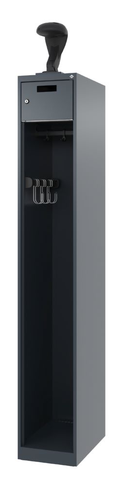 Produktbild C+P Feuerwehrspind Evolo Praktus anthrazit 300 x 500 x 1850 mm