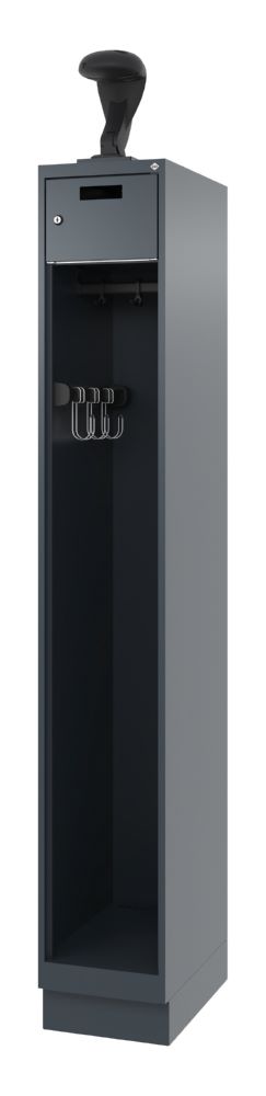 Produktbild C+P Feuerwehrspind Praktus Helmhalter klappbar 300 x 500 x 1850 mm