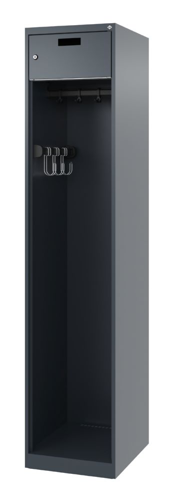 Produktbild C+P Feuerwehrspind Evolo Praktus anthrazit 400 x 500 x 1850 mm