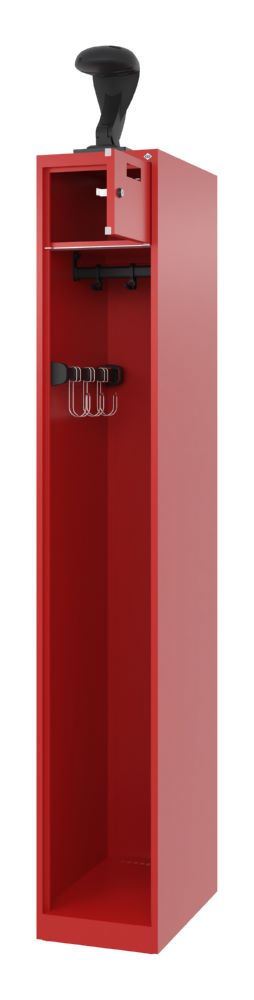 Produktbild C+P Feuerwehrspind Evolo Praktus feuerrot 300 x 500 x 1850 mm bild 2