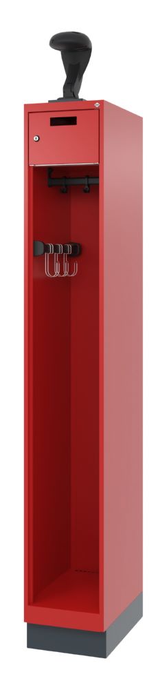 Produktbild C+P Feuerwehrspind Praktus Halmhalter klappbar feuerrot 300 x 500 x 1850 mm