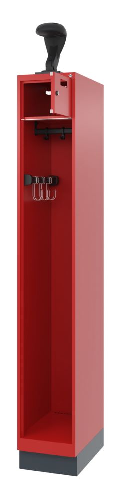 Produktbild C+P Feuerwehrspind Praktus Halmhalter klappbar feuerrot 300 x 500 x 1850 mm bild 2