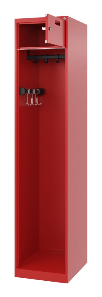 Produktbild C+P Feuerwehrspind Evolo Praktus in feuerrot 400 x 500 x 1850 mm bild 2