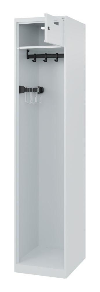 Produktbild C+P Feuerwehrspind Evolo Praktus lichtgrau 400 x 500 x 1850 mm bild 2