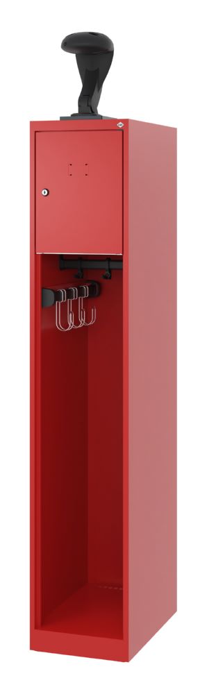 Produktbild C+P Feuerwehrspind Evolo Modell Youngster mit Stange feuerrot 300 x 500 x 1530 mm bild 1