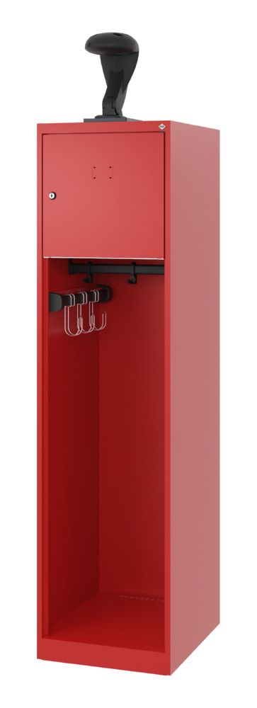Produktbild C+P Feuerwehrspind Evolo mit Multifunktionsleiste feuerrot 400 x 500 x 1530 mm
