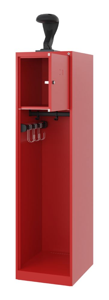 Produktbild C+P Feuerwehrspind Evolo mit Multifunktionsleiste feuerrot 400 x 500 x 1530 mm bild 2