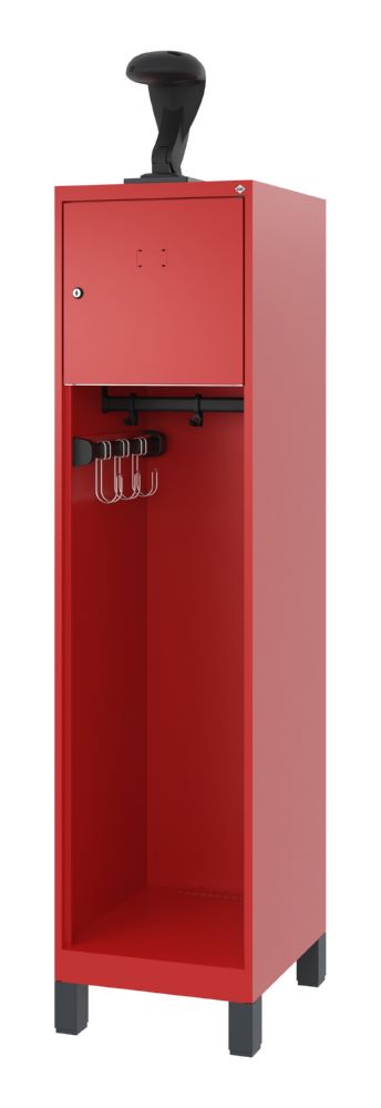 Produktbild C+P Feuerwehrspind Youngster 1 Abteil feuerrot 400 x 500 x 1530 mm
