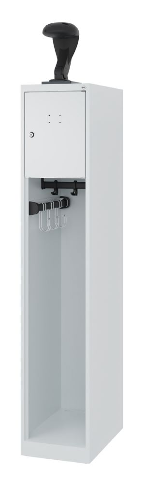 Produktbild C+P Feuerwehrspind Evolol Youngster mit Stange grau 300 x 500 x 1530 mm