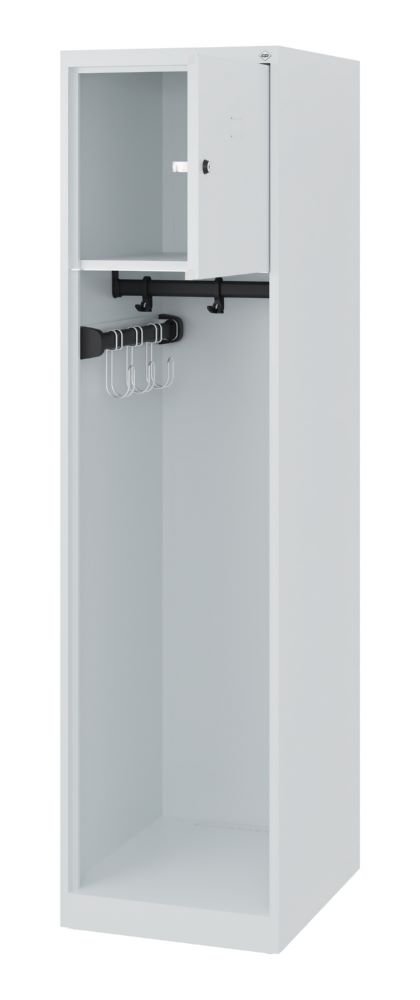 Produktbild C+P Feuerwehrspind Evolo Youngster in lichtgrau 400 x 500 x 1530 mm bild 2