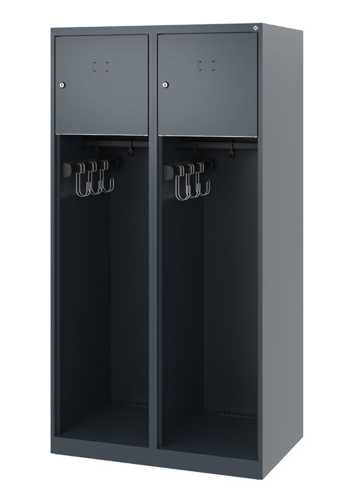 Produktbild C+P Feuerwehrspind Youngster mit Ablageböden anthrazit 800 x 500 x 1530 mm