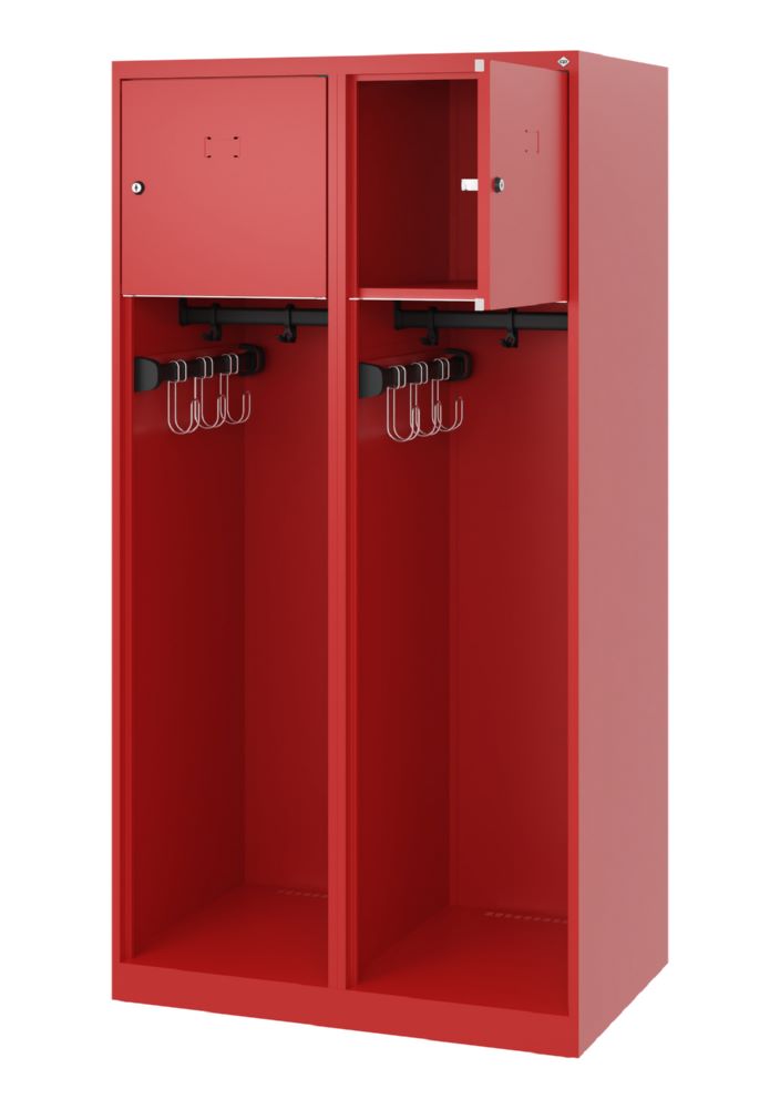 Produktbild C+P Feuerwehrspind Youngster, 2 Abteile, 1530x800x500mm, 3000/3000 bild 2