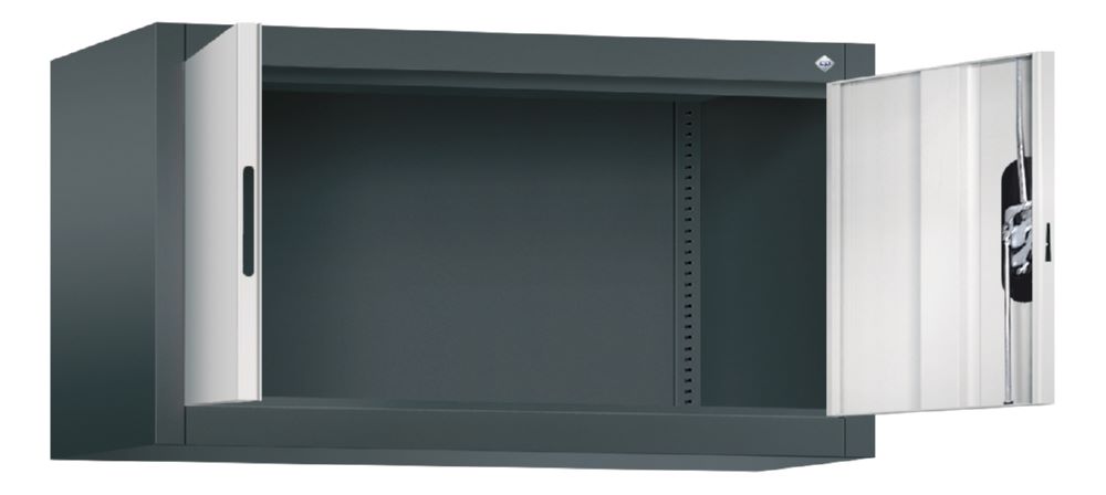 Produktbild C+P Flügeltürenschrank Acurado 900 anthrazit lichtgrau 930 x 400 x 500 mm bild 2