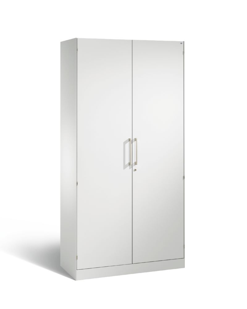 Produktbild C+P Flügeltürenschrank Asisto Büroschrank in lichtgrau 1000 x 435 x 1980 mm bild 1