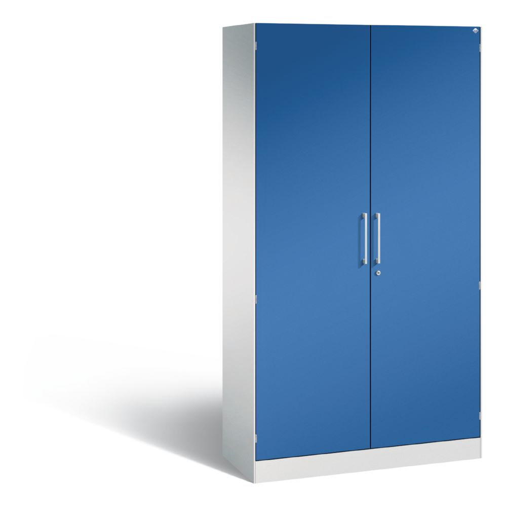 Produktbild C+P Flügeltürenschrank Asisto Büroschrank enzianblau 1000 x 435 x 1980 mm bild 1