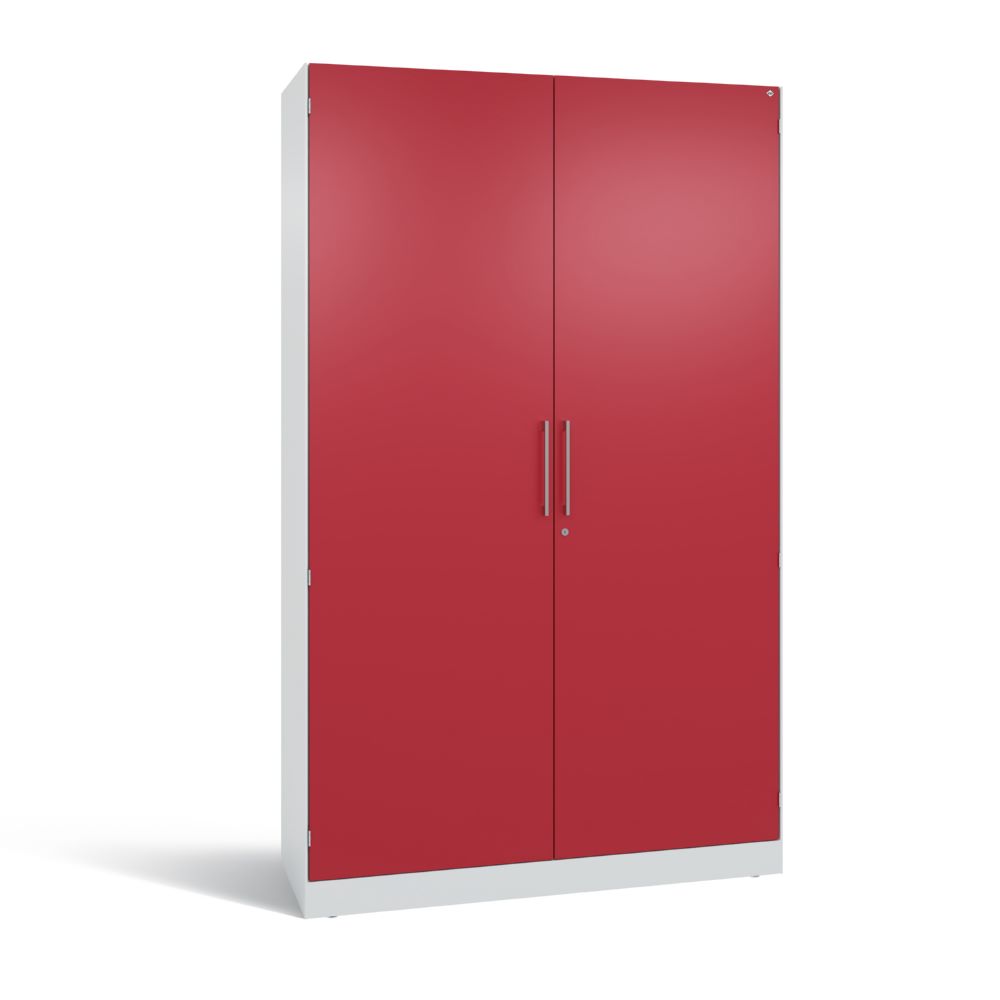 Produktbild C+P Flügeltürenschrank Asisto 4 Einlegeböden rubinrot 1200 x 435 x 1980 mm