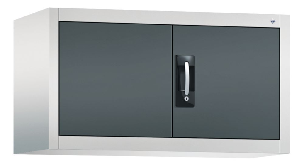 Produktbild C+P Flügeltürenschrank Acurado 900 anthrazitgrau lichtgrau 930 x 400 x 500 mm
