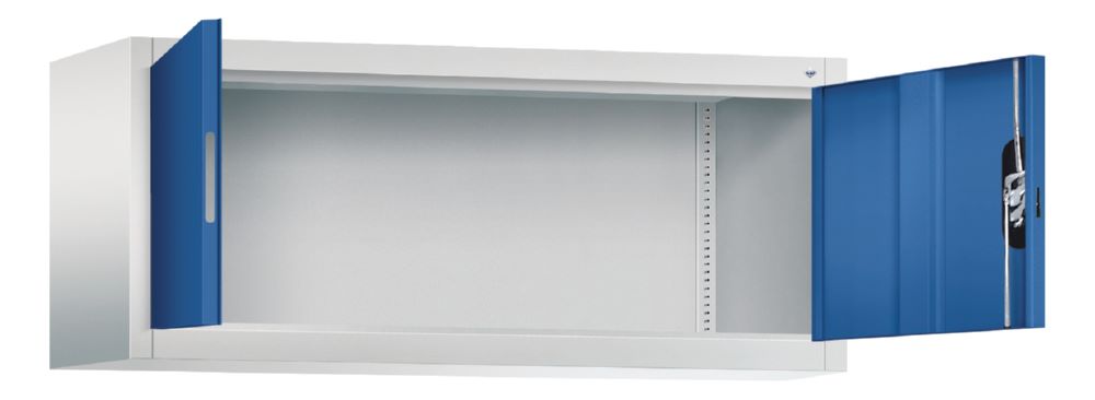 Produktbild C+P Flügeltürenschrank Acurado 900 enzianblau grau 1200 x 400 x 500 mm bild 2