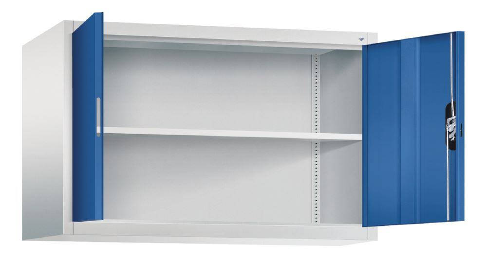 Produktbild C+P Flügeltürenschrank als Aufsatz enzianblau 1200 x 500 x 790 mm bild 2