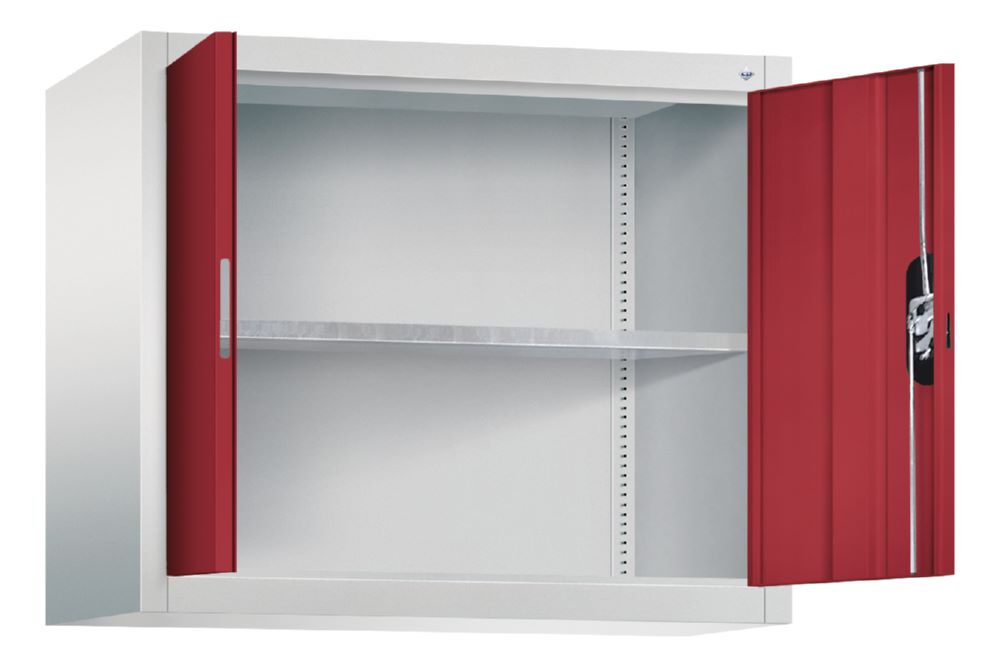 Produktbild C+P Flügeltürenschrank 1 Einlegeboden Acurado 900 rubinrot 930 x 400 x 790 mm bild 2