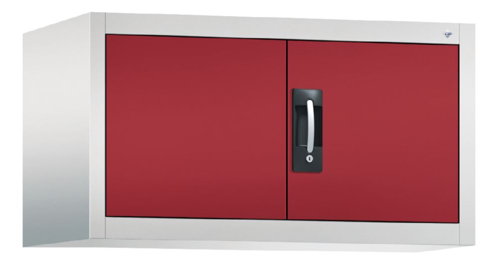 Produktbild C+P Flügeltürenschrank Acurado 900 rubinrot 930 x 500 x 500 mm
