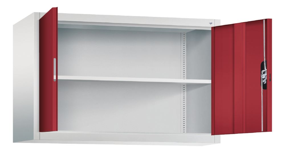 Produktbild C+P Aufsatz Flügeltürenschrank Acurado 900 rubinrot 1200 x 400 x 790 mm bild 2