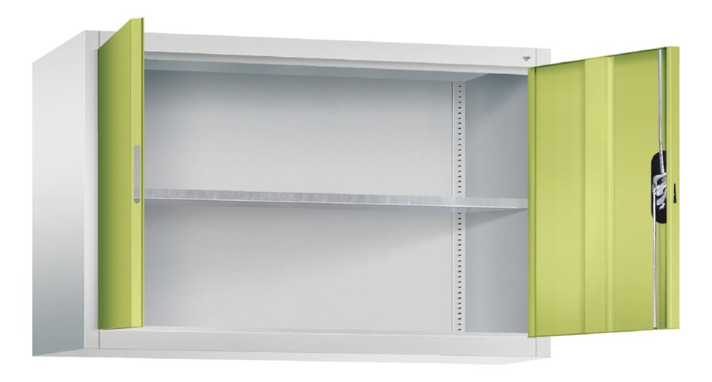 Produktbild C+P Flügeltürenschrank Acurado 900 in viridingrün 1200 x 400 x 790 mm bild 2