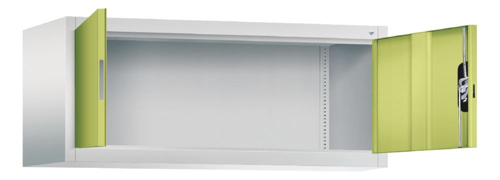 Produktbild C+P Flügeltürenschrank Acurado-900, H500B1200T500 mm, Lichtgrau/Viridingrün bild 2