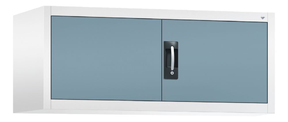Produktbild C+P Aufsatzschrank Acurado 900 weiß horizontblau 1200 x 500 x 500 mm