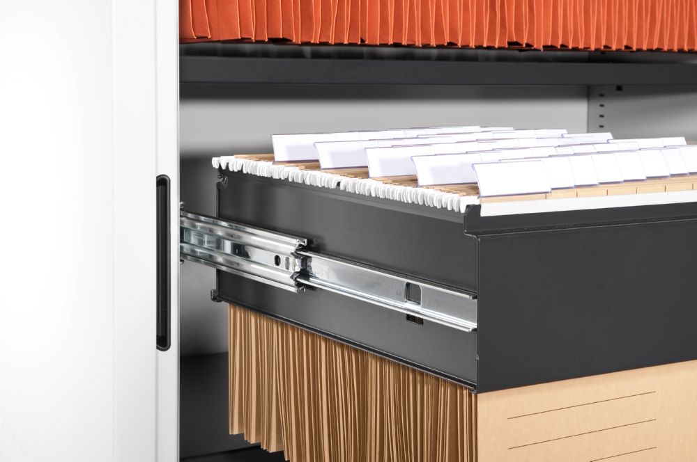 Produktbild C+P Hängerahmen für Hängehefter und Mppen schwarzgrau 637 x 355 x 121 mm