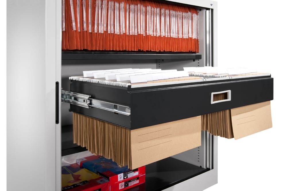 Produktbild C+P Hängerahmen für Hängehefter und Mappen schwarzgrau 837 x 355 x 121 mm