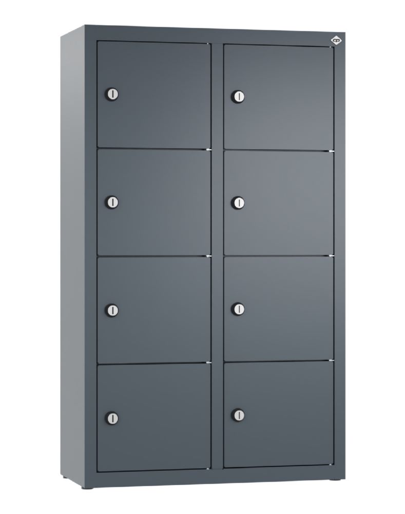 Produktbild C+P Kleingefachschrank mit 8 Fächer in dunkelgrau 460 x 200 x 770 mm