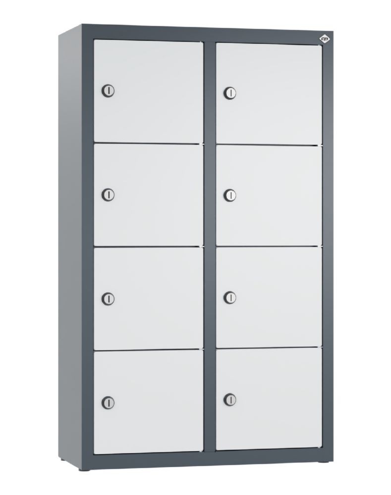 Produktbild C+P Kleingefachschrank mit 8 Fächer lichtgrau 460 x 200 x 770 mm bild 1