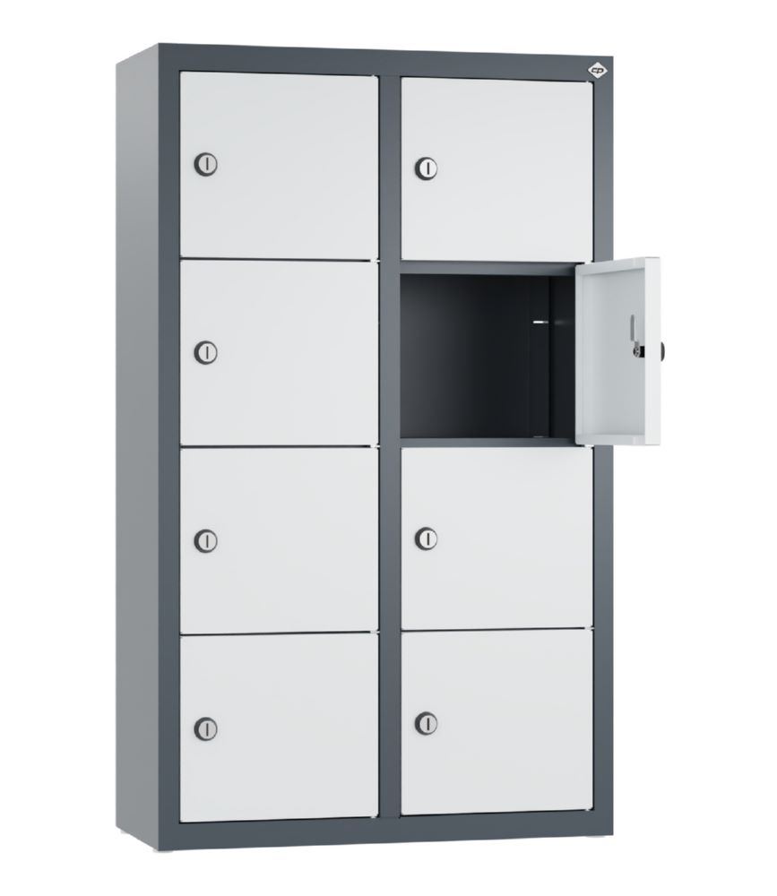 Produktbild C+P Kleingefachschrank mit 8 Fächer lichtgrau 460 x 200 x 770 mm bild 2