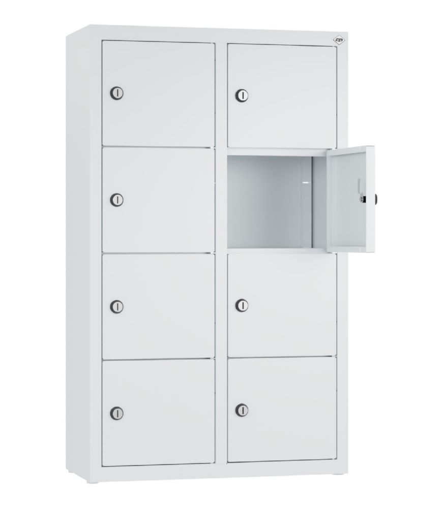 Produktbild C+P Kleingefachschrank mit 8 Fächer lichtgrau 460 x 200 x 770 mm bild 2