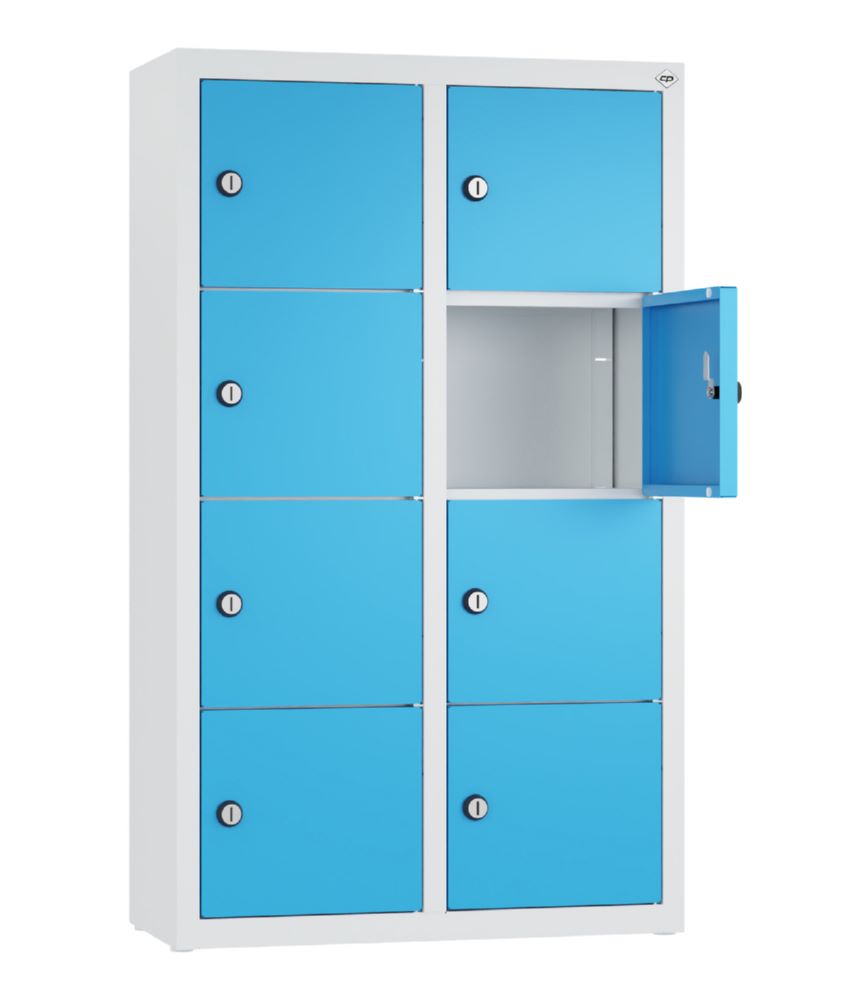 Produktbild C+P Kleingefachschrank mit 8 Fächer lichtblau 460 x 200 x 770 mm bild 2
