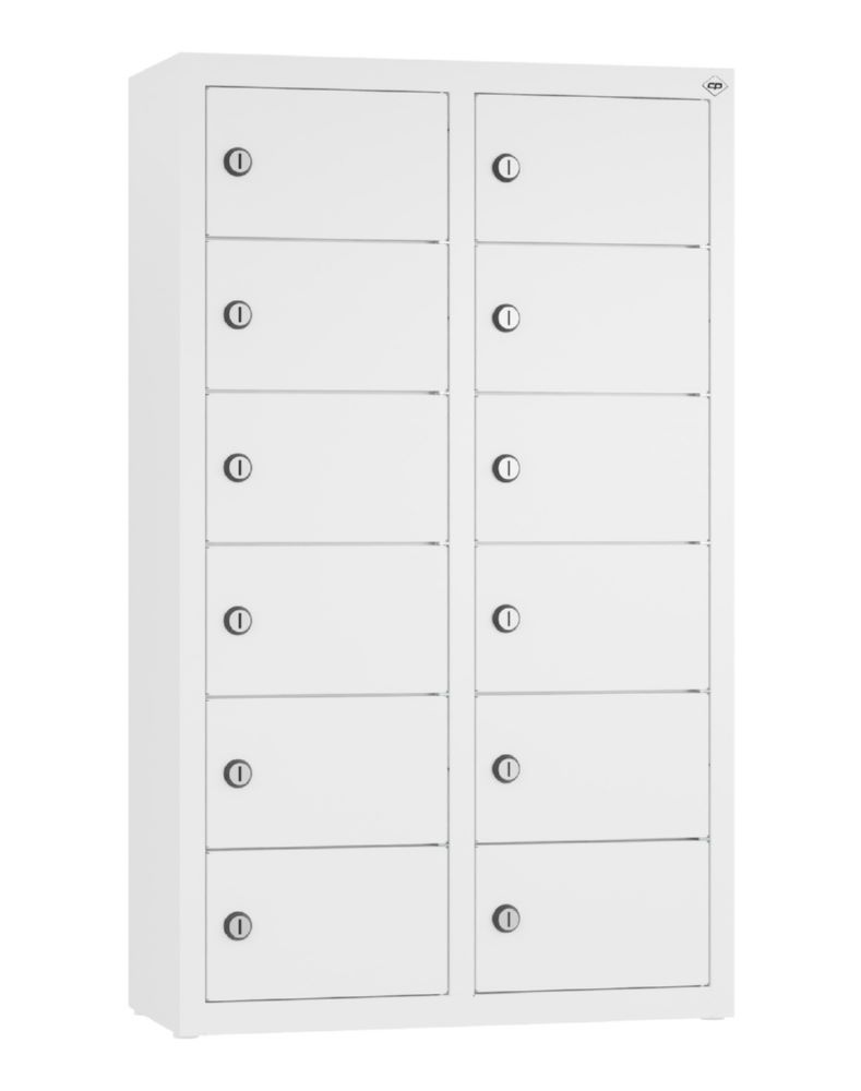 Produktbild C+P Kleingefachschrank 12 Fächer in weiß 460 x 200 x 770 mm bild 1