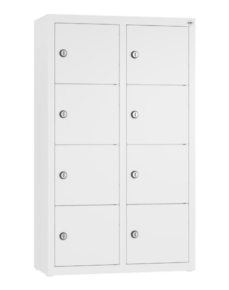 Produktbild C+P Kleingefachschrank Serie 8170 mit 8 Fächer verkehrsweiß 460 x 200 x 770 mm