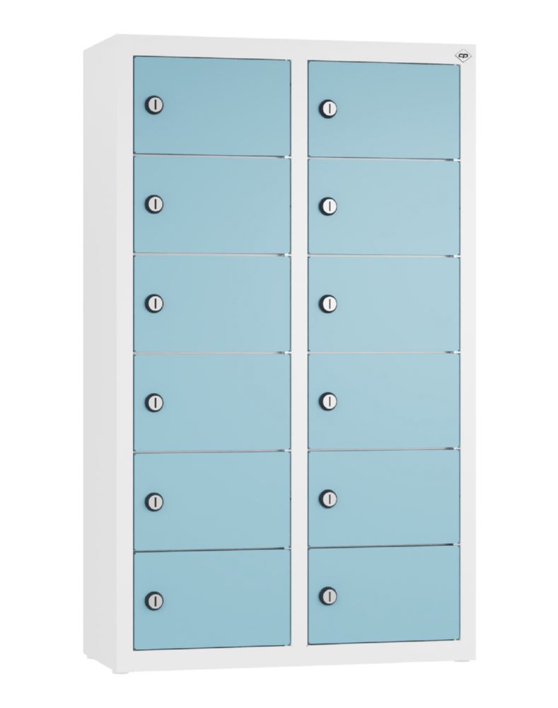 Produktbild C+P Kleingefachschrank 12 Fächer in horizontblau 460 x 200 x 770 mm bild 1