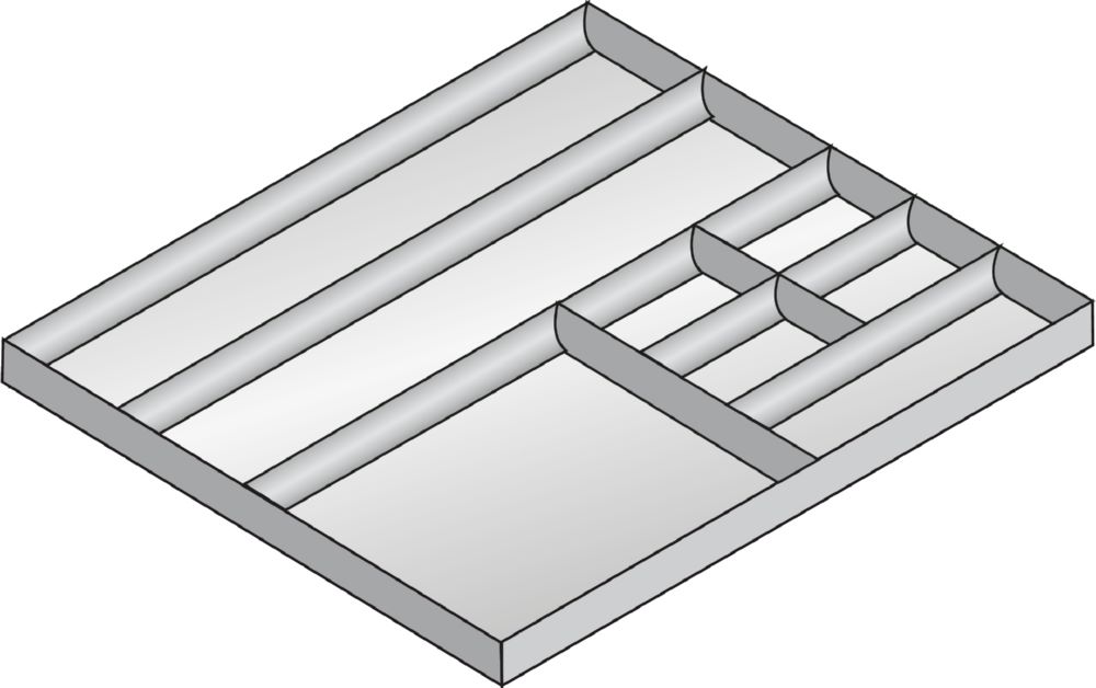 Produktbild C+P Kleinteilschale Serie Asisto Kunststoff für Schubladen