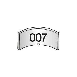 Produktbild C+P Kunststoff Nummernschild Serie Cambio