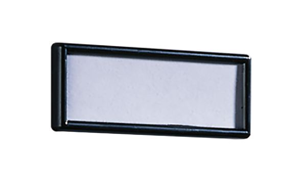 Produktbild C+P Kunststoff Visitenkartenhalter für Garderobenschränke selbstklebend schwarz