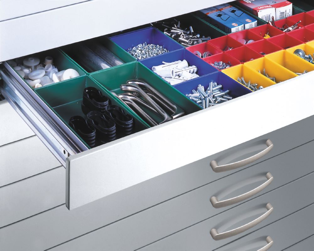 Produktbild C+P Kunststoffkasten Set für Schublade DIN A1 99 x 40 x 198 mm