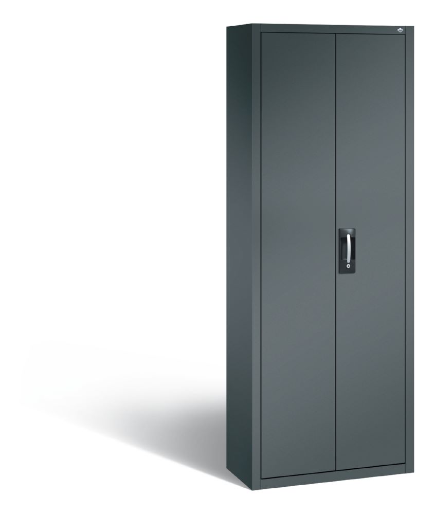 Produktbild C+P Magazinschrank mit 84 Lagerkästen Türen in anthrazit 700 x 300 x 1980 mm