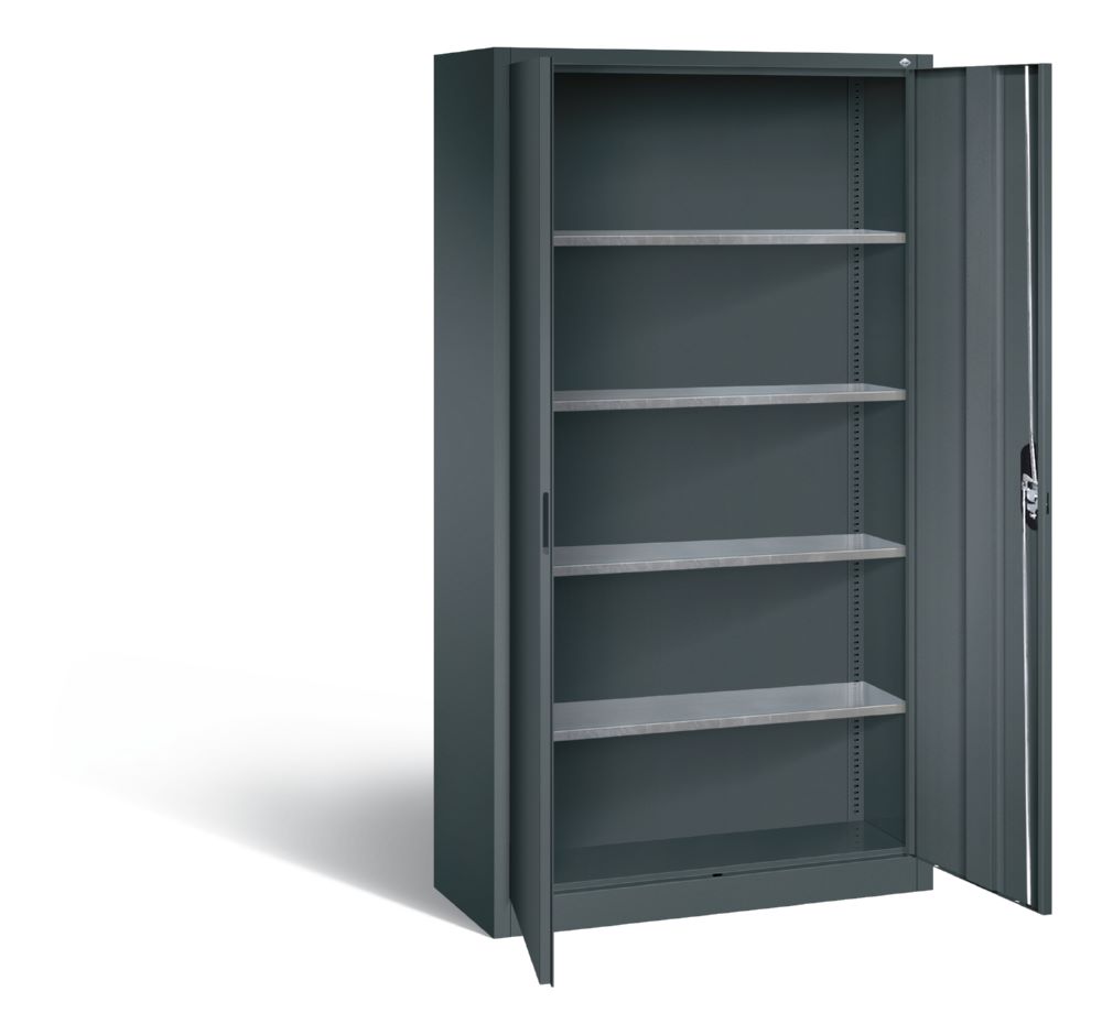Produktbild C+P Magazinschrank 4 Fachböden anthrazit 1000 x 420 x 1980 mm bild 2