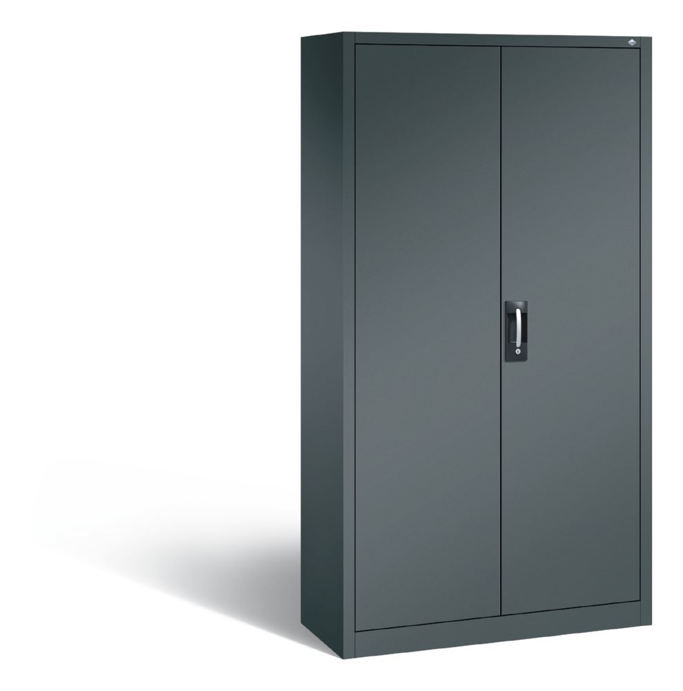 Produktbild C+P Großer Magazinschrank mit 40 Sichtlagerkästen anthrazit 1000 x 420 x 1980 mm