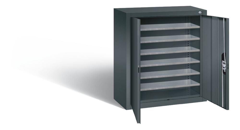 Produktbild C+P Magazinschrank Türen in anthrazit 700 x 300 x 830 mm bild 2