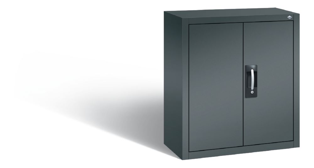 Produktbild C+P Magazinschrank mit 42 Sichtlagerkästen anthrazit 700 x 300 x 830 mm